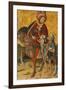 Saint Martin Sharing His Cloak, C. 1440-Blasco de Grañén-Framed Giclee Print