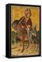 Saint Martin Sharing his Cloak-Blasco de Granen-Framed Stretched Canvas