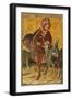 Saint Martin Sharing his Cloak-Blasco de Granen-Framed Giclee Print