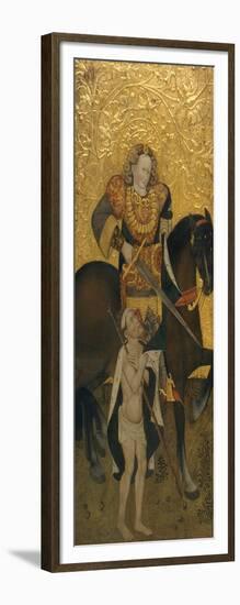 Saint Martin Sharing His Cloak-Jaume Ferrer-Framed Giclee Print