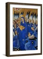 Saint Mary and the Choir of Angels, from the Wilton Diptych-null-Framed Giclee Print