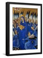 Saint Mary and the Choir of Angels, from the Wilton Diptych-null-Framed Giclee Print