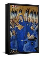 Saint Mary and the Choir of Angels, from the Wilton Diptych-null-Framed Stretched Canvas