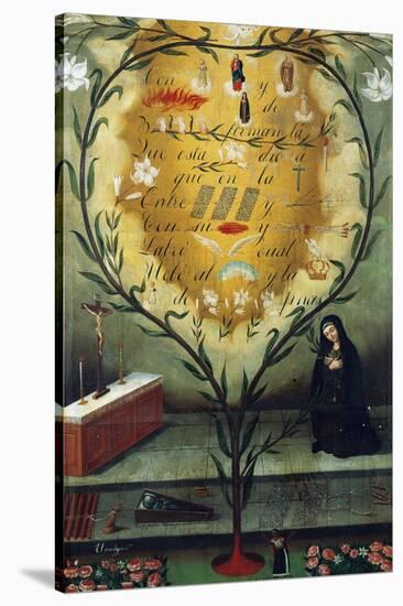 Saint Mary Ann of Jesus of Paredes-Hernando de la Cruz-Stretched Canvas