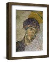 Saint Mary, from the Deesis in the North Gallery, Byzantine Mosaic, 12th Century-null-Framed Giclee Print