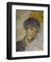 Saint Mary, from the Deesis in the North Gallery, Byzantine Mosaic, 12th Century-null-Framed Giclee Print