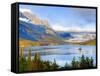 Saint Mary Lake and Wild Goose Island, Glacier National Park, Montana, USA-Jamie & Judy Wild-Framed Stretched Canvas