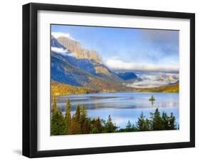 Saint Mary Lake and Wild Goose Island, Glacier National Park, Montana, USA-Jamie & Judy Wild-Framed Photographic Print