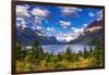 Saint Mary Lake and Wild Goose Island, Glacier National Park, Montana-Russ Bishop-Framed Photographic Print