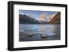 Saint Mary Lake at sunrise, Glacier National Park, Montana.-Alan Majchrowicz-Framed Photographic Print