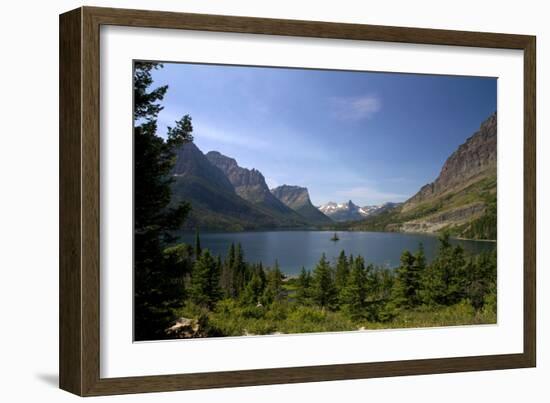 Saint Mary Lake in Glacier National Park, Montana, USA-David R. Frazier-Framed Photographic Print