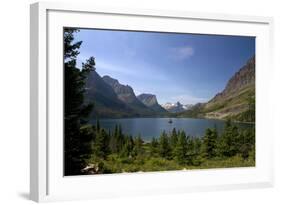 Saint Mary Lake in Glacier National Park, Montana, USA-David R. Frazier-Framed Photographic Print