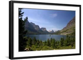 Saint Mary Lake in Glacier National Park, Montana, USA-David R. Frazier-Framed Photographic Print