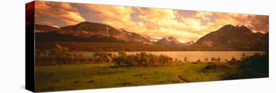 Saint Mary Lake, Montana, USA-null-Stretched Canvas