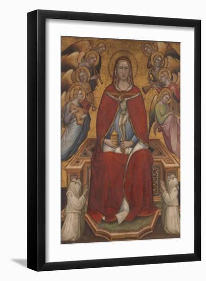 Saint Mary Magdalen Holding a Crucifix, c.1395-1400-Aretino Luca Spinello or Spinelli-Framed Premium Giclee Print
