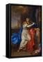 Saint Mary Magdalen Renounces All Pleasures of Life-Charles Le Brun-Framed Stretched Canvas