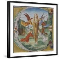 Saint Mary Magdalen Surrounded by Angels-Maestro del Salomone Wildenstein-Framed Giclee Print