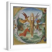 Saint Mary Magdalen Surrounded by Angels-Maestro del Salomone Wildenstein-Framed Giclee Print