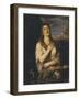 Saint Mary Magdalen-Titian (Tiziano Vecelli)-Framed Art Print