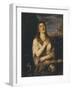 Saint Mary Magdalen-Titian (Tiziano Vecelli)-Framed Art Print