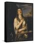 Saint Mary Magdalen-Titian (Tiziano Vecelli)-Framed Stretched Canvas