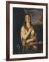 Saint Mary Magdalen-Titian (Tiziano Vecelli)-Framed Art Print