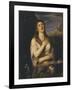 Saint Mary Magdalen-Titian (Tiziano Vecelli)-Framed Art Print