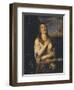 Saint Mary Magdalen-Titian (Tiziano Vecelli)-Framed Art Print