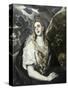 Saint Mary Magdalene in Penitence-El Greco-Stretched Canvas