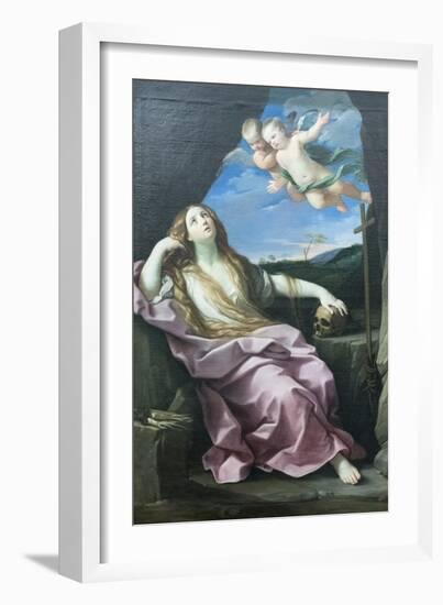 Saint Mary Magdalene Penitent, 17Th Century (Painting)-Guido Reni-Framed Giclee Print