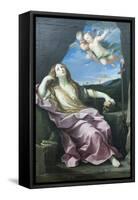 Saint Mary Magdalene Penitent, 17Th Century (Painting)-Guido Reni-Framed Stretched Canvas