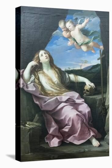 Saint Mary Magdalene Penitent, 17Th Century (Painting)-Guido Reni-Stretched Canvas