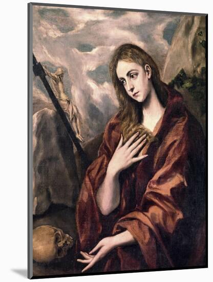 Saint Mary Magdalene-El Greco-Mounted Giclee Print