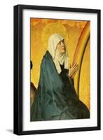 Saint Mary, Supposed to be a Portrait of Mme. Rolin, Wife of Nicolas Rolin-Rogier van der Weyden-Framed Premium Giclee Print