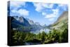 Saint Marys Lake at Glacier National Park-Don Fink-Stretched Canvas