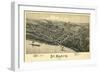 Saint Marys, West Virginia - Panoramic Map-Lantern Press-Framed Art Print