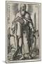 Saint Mathias, 1541-46 (Engraving)-Hans Sebald Beham-Mounted Giclee Print