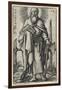 Saint Mathias, 1541-46 (Engraving)-Hans Sebald Beham-Framed Giclee Print