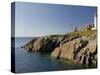 Saint Mathieu Lighthouse and Ruined Abbey, Brittany, France, Europe-Groenendijk Peter-Stretched Canvas