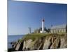 Saint Mathieu Lighthouse and Ruined Abbey, Brittany, France, Europe-Groenendijk Peter-Mounted Photographic Print