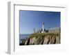 Saint Mathieu Lighthouse and Ruined Abbey, Brittany, France, Europe-Groenendijk Peter-Framed Photographic Print