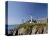 Saint Mathieu Lighthouse and Ruined Abbey, Brittany, France, Europe-Groenendijk Peter-Stretched Canvas