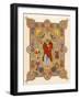 Saint Matthew, an Illuminated Manuscript Page from the Book of Kells, 8th or 9th Century Ad-null-Framed Giclee Print