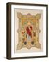 Saint Matthew, from a Facsimile Copy of the Book of Kells, Pub. by Day and Son-Irish School-Framed Giclee Print