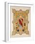 Saint Matthew, from a Facsimile Copy of the Book of Kells, Pub. by Day and Son-Irish School-Framed Giclee Print