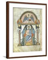 Saint Matthew, Miniature from Canterbury Codex-null-Framed Giclee Print