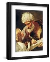Saint Matthew-Guido Reni-Framed Premium Giclee Print