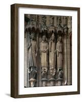 Saint Maurice, Saint Stephen, Pope Clement and Saint Lawrence-null-Framed Giclee Print