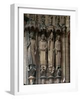 Saint Maurice, Saint Stephen, Pope Clement and Saint Lawrence-null-Framed Giclee Print