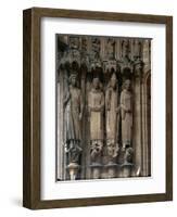 Saint Maurice, Saint Stephen, Pope Clement and Saint Lawrence-null-Framed Giclee Print